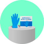 دستکش نیتریل (nitrile)