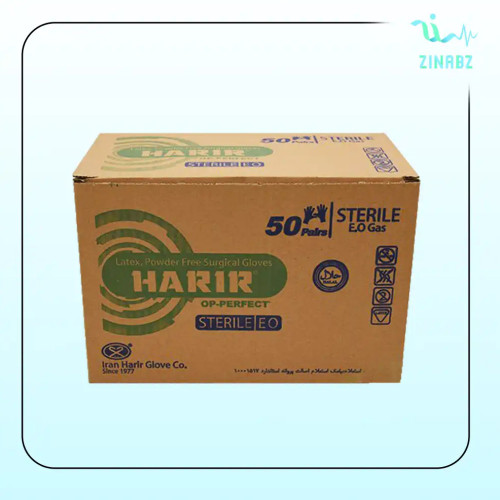 دستکش جراحی حریر (بدون پودر)